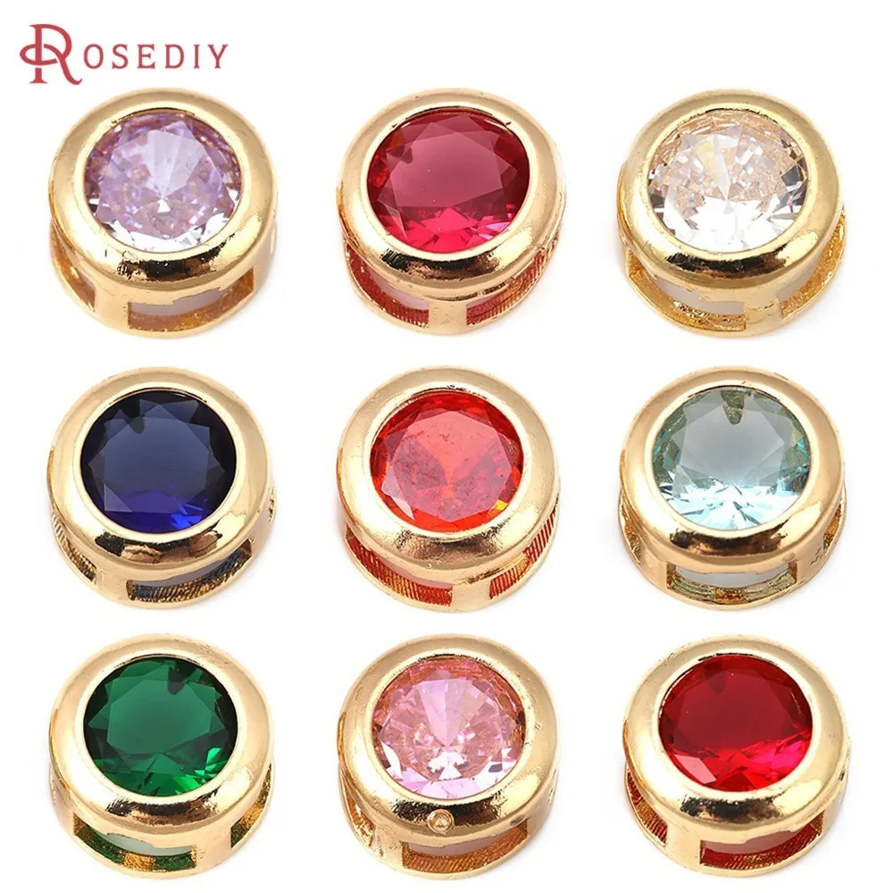 10PCS 6MM 9MM 18K Gold Color Brass and Glass Round Spacer Bracelet Beads Charms Diy Jewelry Making Necklace Earrings Accessories
10PCS 6MM 9MM 18K Gold Color Brass and Glass Round Spacer Bracelet Beads Charms Diy Jewelry Making Necklace Earrings Accessories