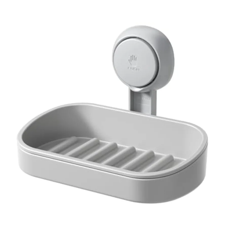 Soap Dish Holder for Shower Suction Cup Wall Mounted Self Draining NO-Drilling Removable Bar Soap Sponge Holder for Bathroom Ba
Soap Dish Holder for Shower Suction Cup Wall Mounted Self Draining NO-Drilling Removable Bar Soap Sponge Holder for Bathroom Ba