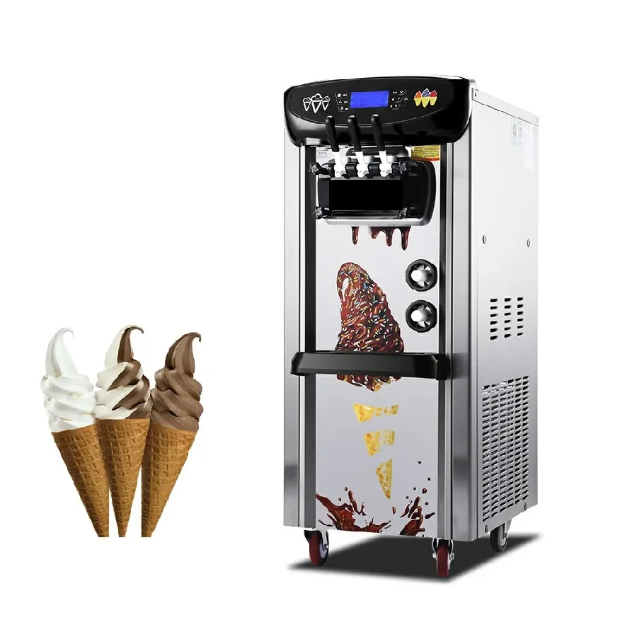 New Release Commercial Rolled Ice Cream Machine Soft Ice Cream Maker for Milk Tea Shop Cream Ice Machines
New Release Commercial Rolled Ice Cream Machine Soft Ice Cream Maker for Milk Tea Shop Cream Ice Machines