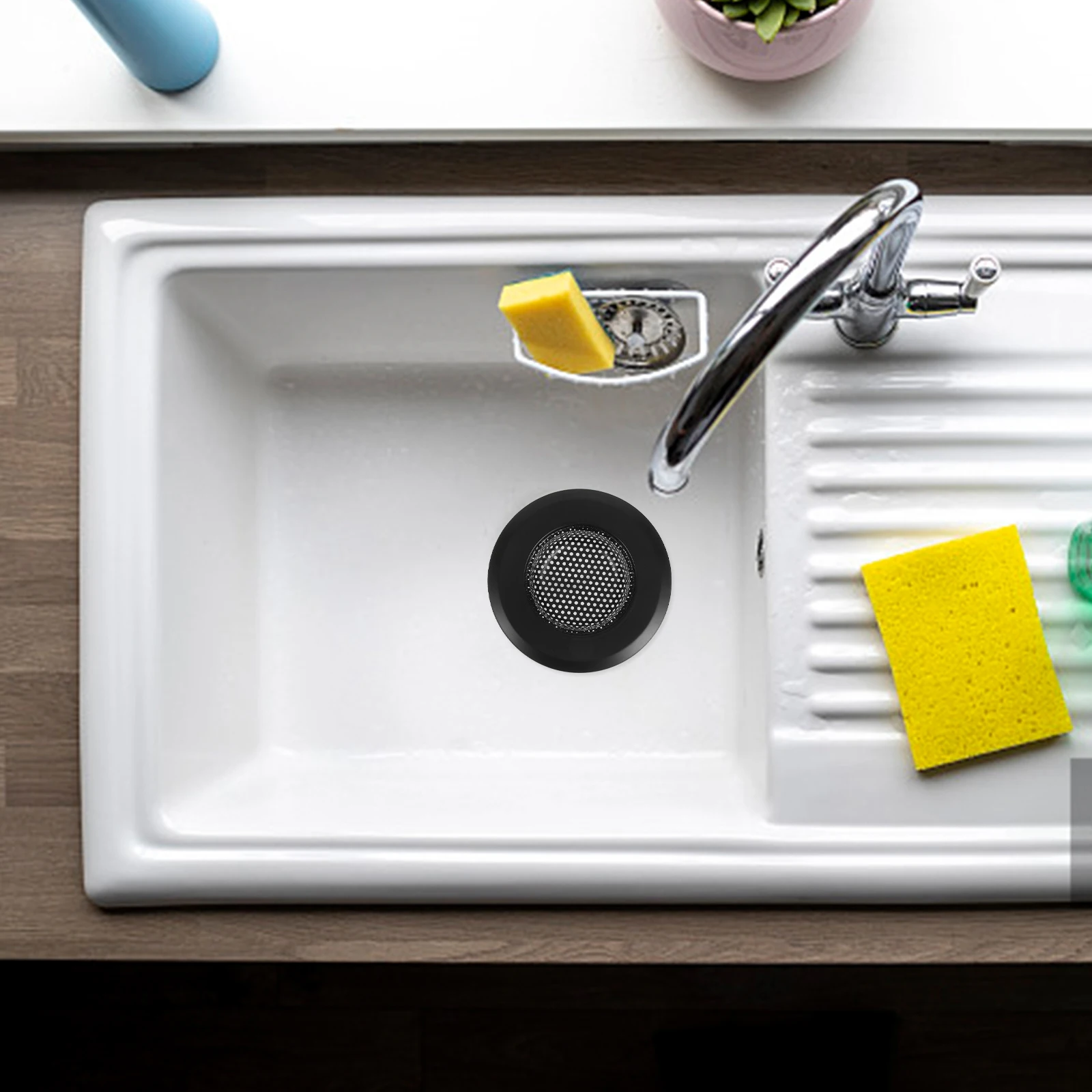 2pcs Stainless Steel Sink Strainer Basket For Kitchen Drain Filter Food Catcher Hair Trap Anti-Clog Mesh Screen Drainage Tool
2pcs Stainless Steel Sink Strainer Basket For Kitchen Drain Filter Food Catcher Hair Trap Anti-Clog Mesh Screen Drainage Tool