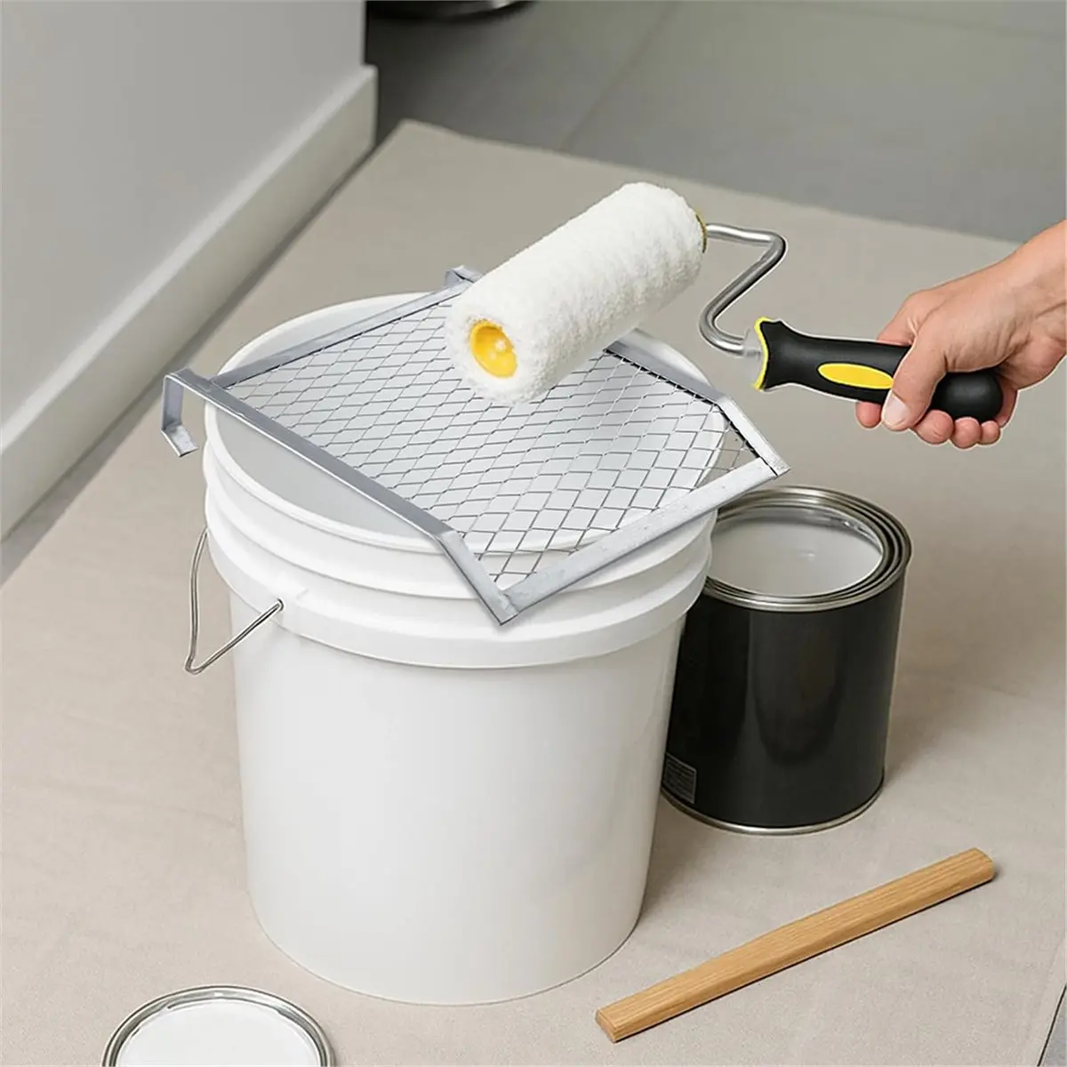 (ABLP) Paint Roller Grid Set for 1, 2, 5 Gallon Buckets - Metal Painting Tools for Professional and Home Use
(ABLP) Paint Roller Grid Set for 1, 2, 5 Gallon Buckets - Metal Painting Tools for Professional and Home Use
