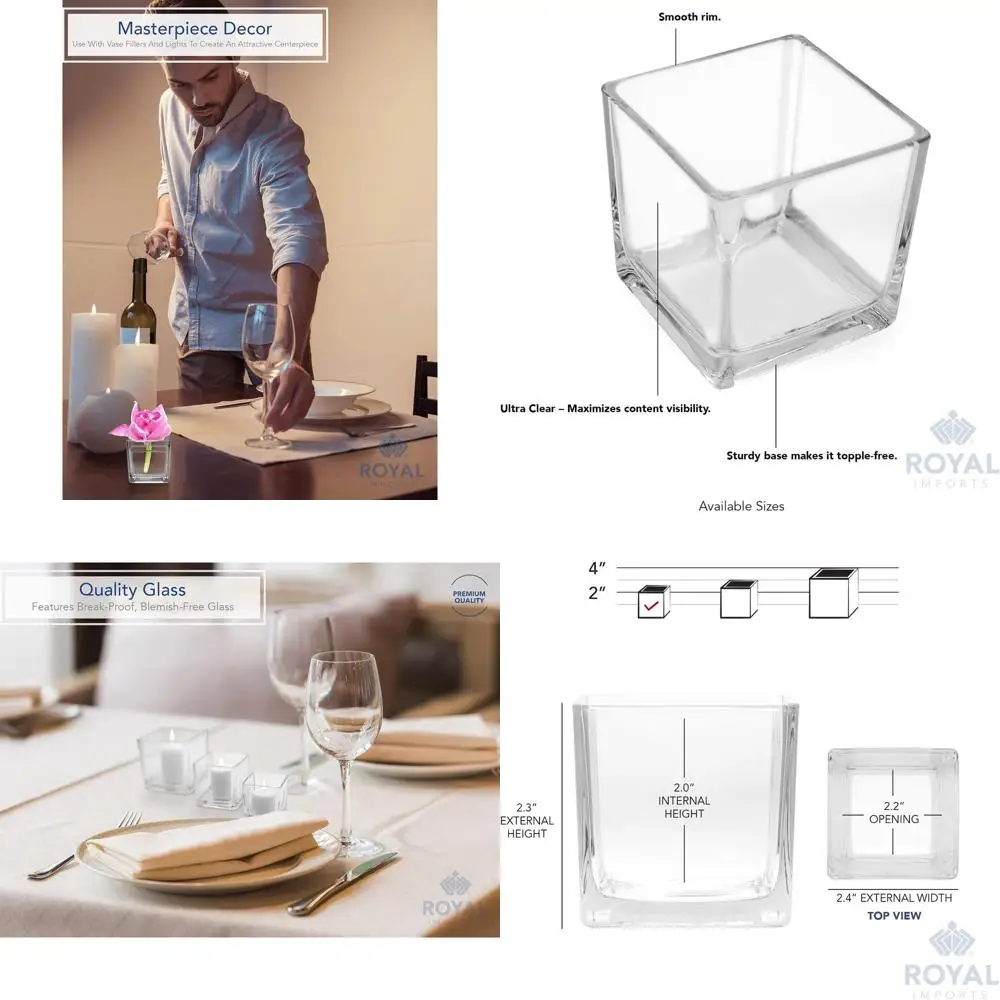 Стеклянная ваза-куб — декоративный элемент для дома и свадьбы (36 шт., 2,5x2,5x2,5)
Стеклянная ваза-куб — декоративный элемент для дома и свадьбы (36 шт., 2,5x2,5x2,5)