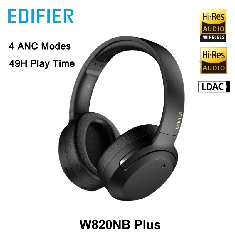 Edifier W820NB Plus Беспроводные Bluetooth-наушники с активным шумоподавлением ANC Hi-Res LDAC Гарнитура 49 часов воспроизведения APP Эквалайзер
Edifier W820NB Plus Беспроводные Bluetooth-наушники с активным шумоподавлением ANC Hi-Res LDAC Гарнитура 49 часов воспроизведения APP Эквалайзер