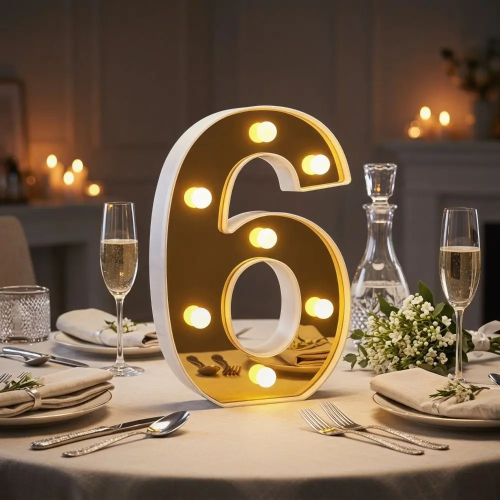 Gold 16CM Letters Lights Luminous Creative Golden Numbers Led Lights Mirror-Shaped Battery Powered Decoration Light
Gold 16CM Letters Lights Luminous Creative Golden Numbers Led Lights Mirror-Shaped Battery Powered Decoration Light