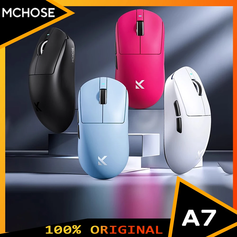 MCHOSE A7 Pro Ultra Gaming Mouse Трехрежимная беспроводная Bluetooth-мышь 8K PAW3950 Легкая мышь для киберспорта на заказ Офисный подарок
MCHOSE A7 Pro Ultra Gaming Mouse Трехрежимная беспроводная Bluetooth-мышь 8K PAW3950 Легкая мышь для киберспорта на заказ Офисный подарок
