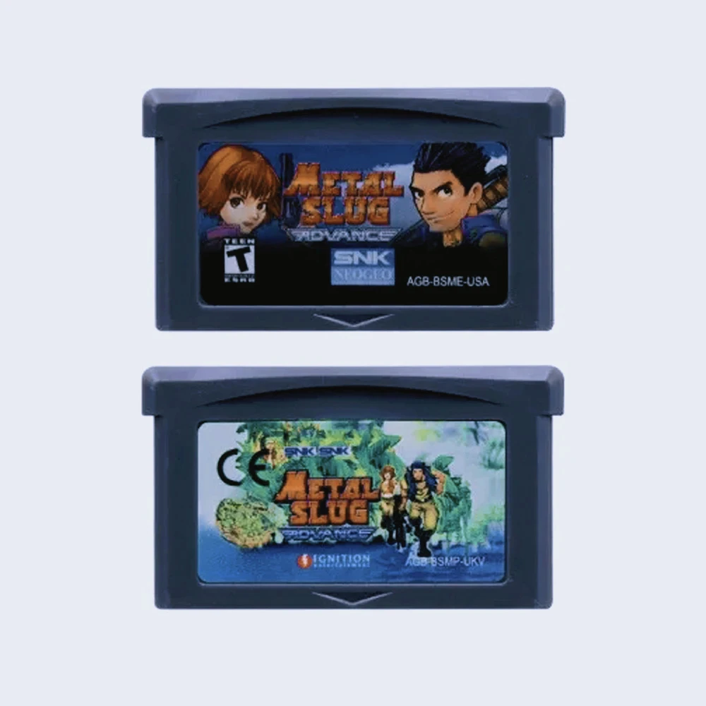 Карта GBA 32-битный картридж для видеоигр Консольная карта Metal Slug Advance для GBA, издание США/EUR
Карта GBA 32-битный картридж для видеоигр Консольная карта Metal Slug Advance для GBA, издание США/EUR