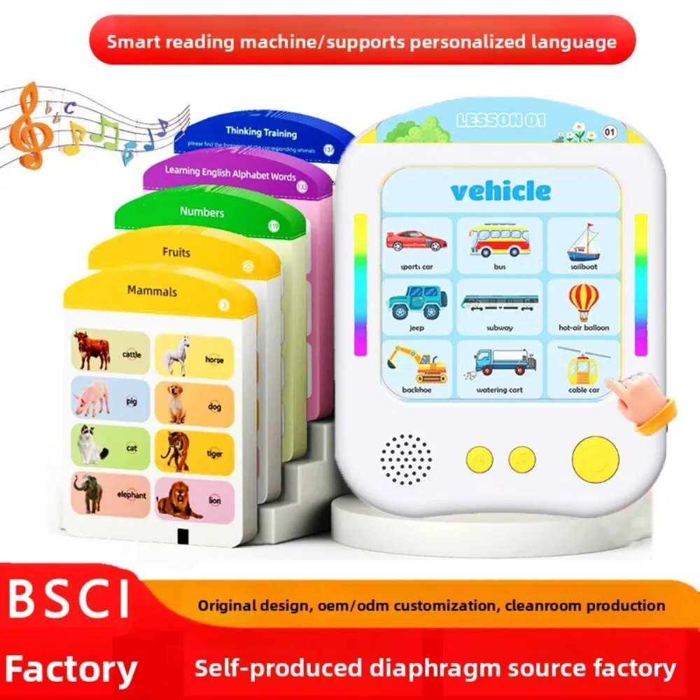 Childrens Educational Card Inserting Reading Machine for Early English Learning Interactive Learning Toy for Kids at Home School 
Childrens Educational Card Inserting Reading Machine for Early English Learning Interactive Learning Toy for Kids at Home School