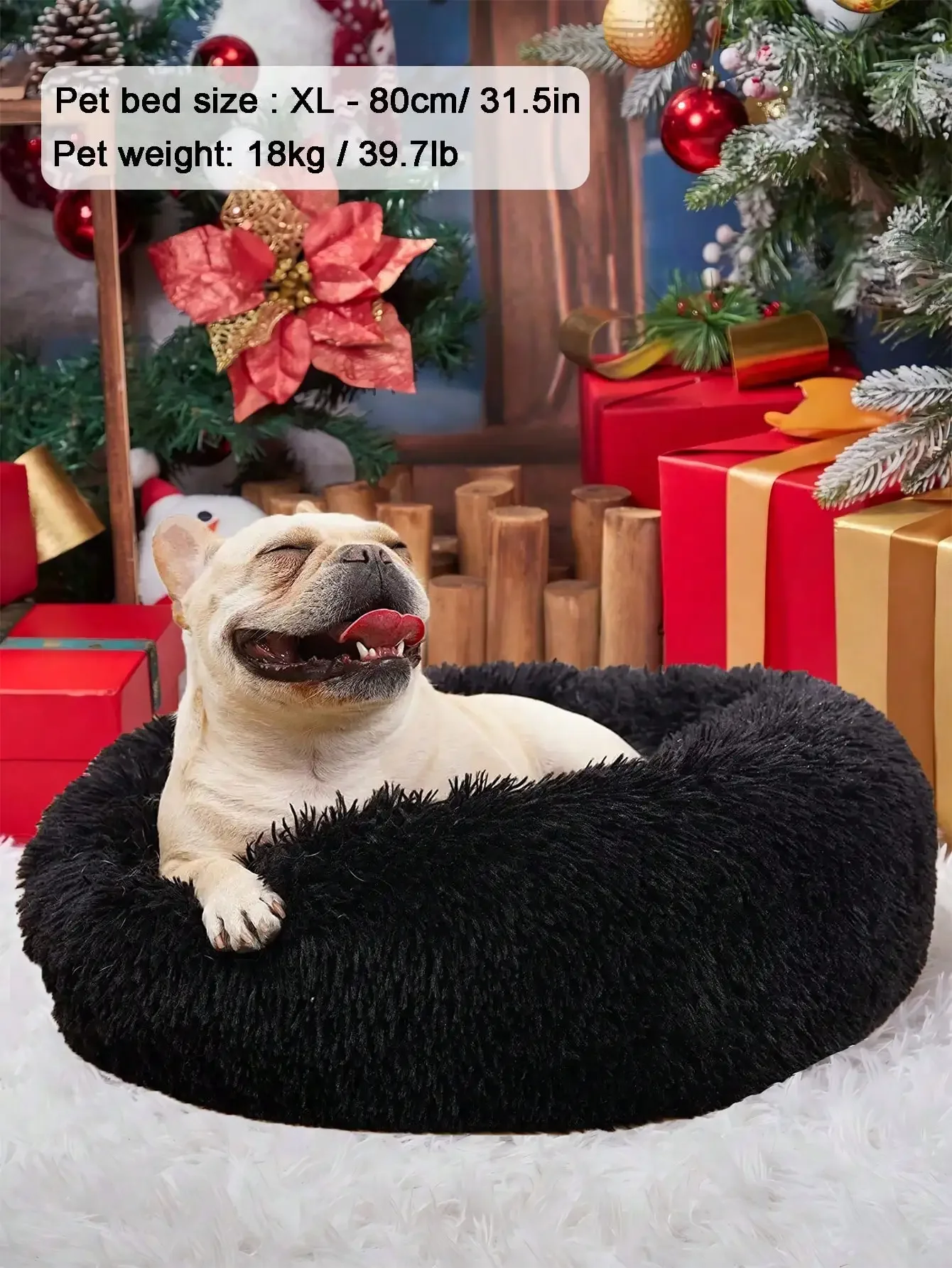 1pc Plush Round Pet Bed Comfortable And Warm Suitable For Large, Medium And Small Cats And Dogs Sleeping In Four Seasons
1pc Plush Round Pet Bed Comfortable And Warm Suitable For Large, Medium And Small Cats And Dogs Sleeping In Four Seasons