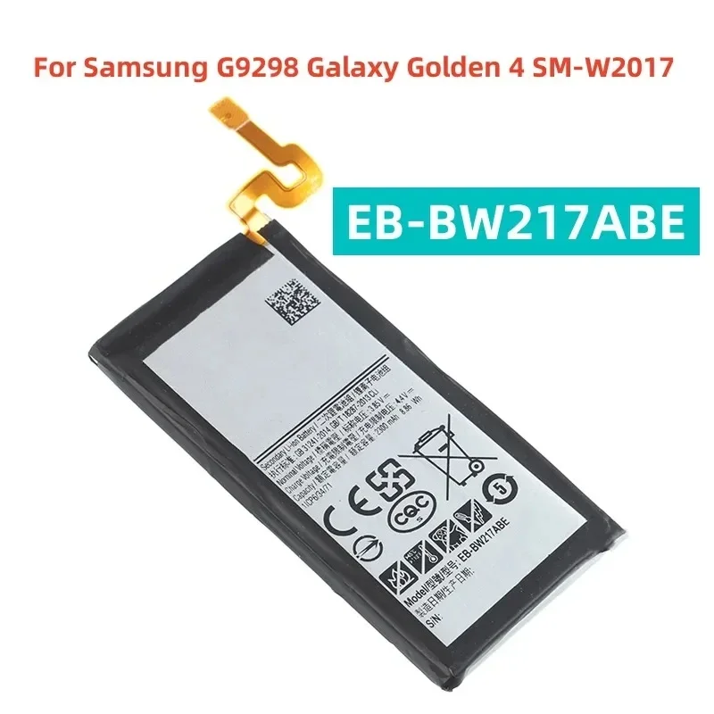 New Replacement Battery EB-BW217ABE For Samsung Galaxy G9298 Golden 4 SM-W2017 2300mAh Battery + Tools
New Replacement Battery EB-BW217ABE For Samsung Galaxy G9298 Golden 4 SM-W2017 2300mAh Battery + Tools