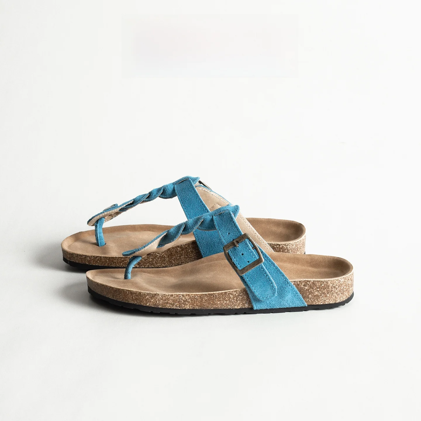 Leather Retro Thick Bottom Slippers Women Summer Outdoor Casual Anti-slip Holiday Beach Sandals Blue Calfskin
Leather Retro Thick Bottom Slippers Women Summer Outdoor Casual Anti-slip Holiday Beach Sandals Blue Calfskin