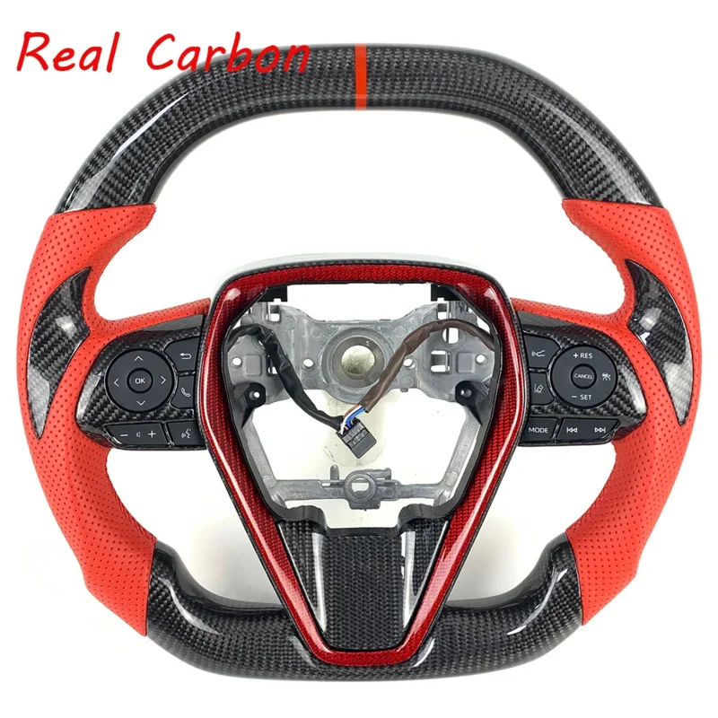 For Toyota Corolla/Camry/RAV4/EZ/Avalon (2018-2024) Customized Silver Carbon Fiber Steering Wheel (Interior Accessory)
For Toyota Corolla/Camry/RAV4/EZ/Avalon (2018-2024) Customized Silver Carbon Fiber Steering Wheel (Interior Accessory)