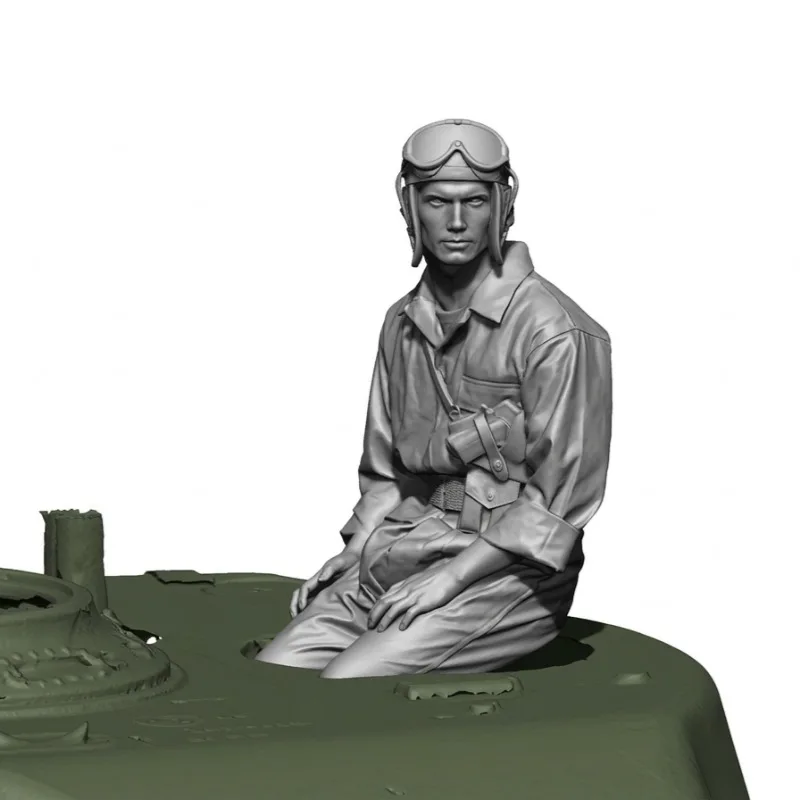 1/16 Scale Die Cast Resin Figure Assembled Model Kit WW2 US Tank Crew Diorama Sculpture Unassembled and Unpainted
1/16 Scale Die Cast Resin Figure Assembled Model Kit WW2 US Tank Crew Diorama Sculpture Unassembled and Unpainted