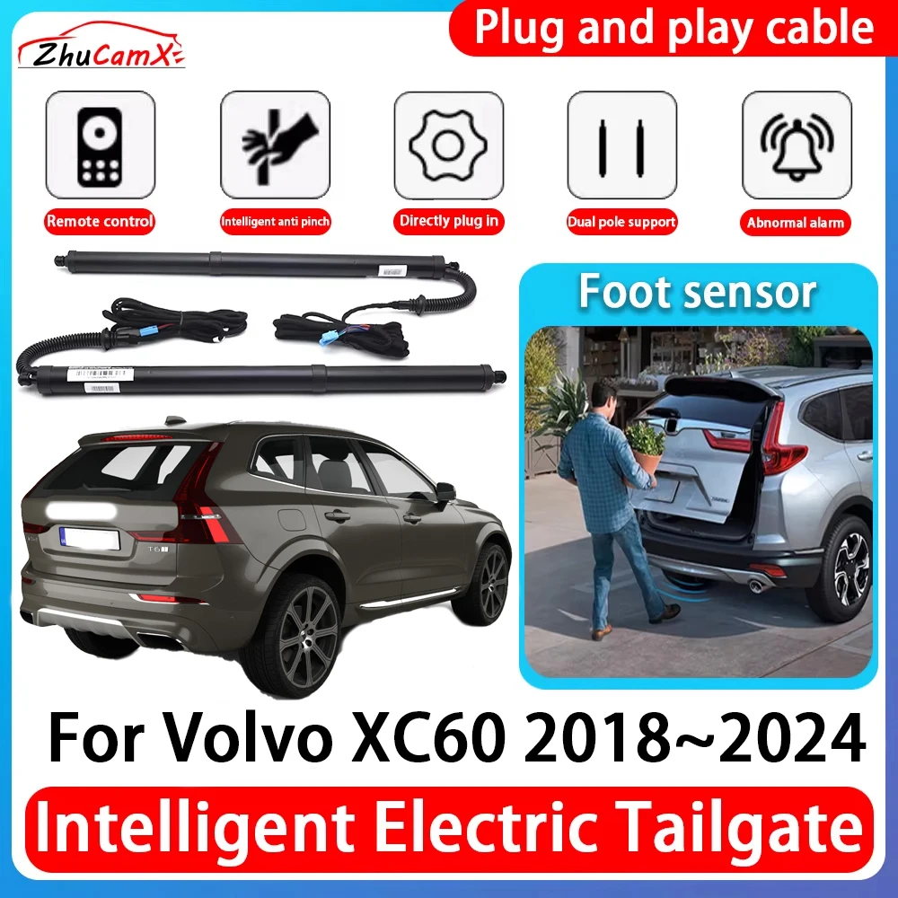 ZhuCamX Car Power Trunk Electric Suction Tailgate Intelligent Tail Gate Lift Strut For Volvo XC60 2018~2024
ZhuCamX Car Power Trunk Electric Suction Tailgate Intelligent Tail Gate Lift Strut For Volvo XC60 2018~2024