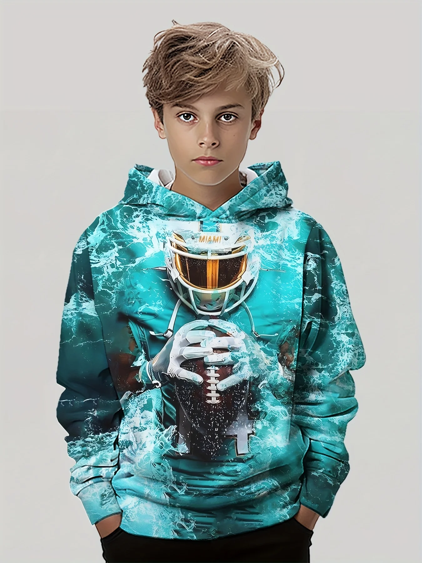 Teenage 3d Printed Ocean Football Helmet Hooded Sweatshirt Casual Long-Sleeved Top Suitable Spring Autumn Sports Hooded Pullover
Teenage 3d Printed Ocean Football Helmet Hooded Sweatshirt Casual Long-Sleeved Top Suitable Spring Autumn Sports Hooded Pullover