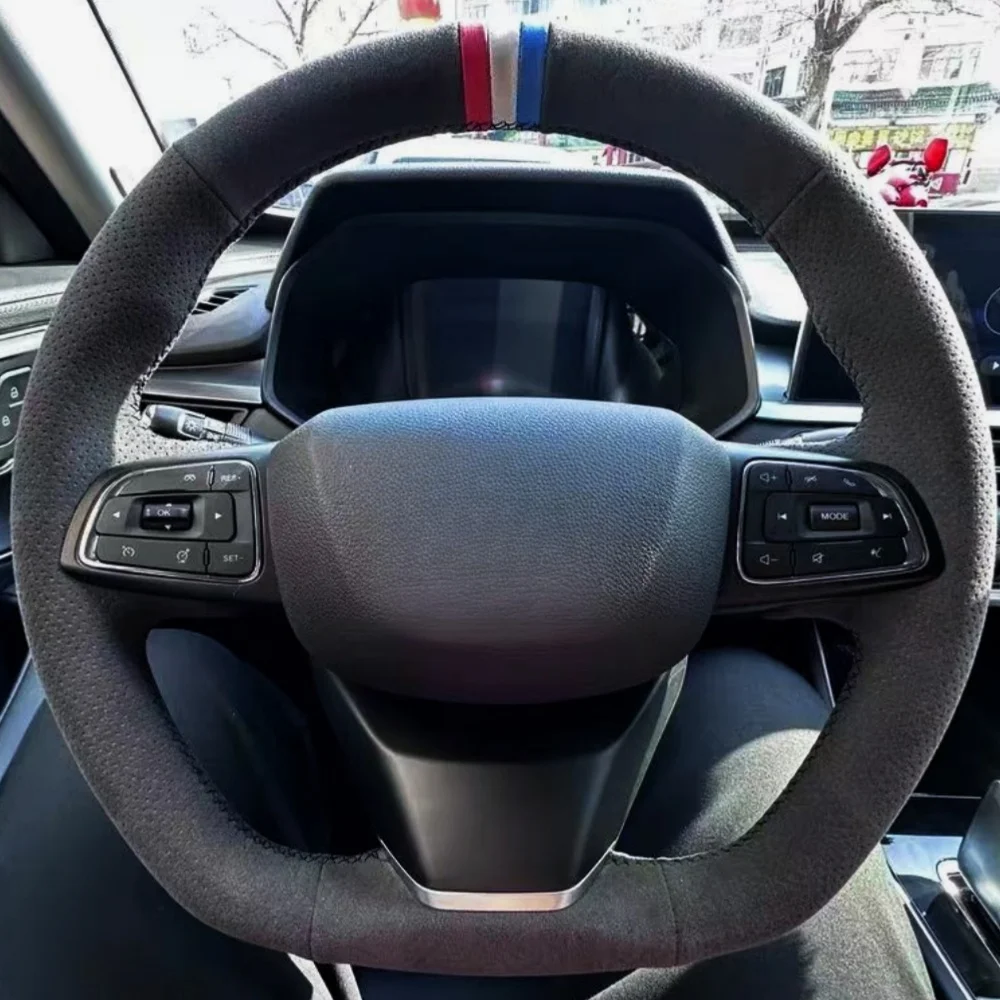 Изготовленный на заказ плетеный чехол на руль автомобиля, мягкий, 100% подходит для Chery Tiggo 2 3 7 8 5X IQ QQ Tigo 9 8 7 Plus, автомобильные товары, обертка на руль
Изготовленный на заказ плетеный чехол на руль автомобиля, мягкий, 100% подходит для Chery Tiggo 2 3 7 8 5X IQ QQ Tigo 9 8 7 Plus, автомобильные товары, обертка на руль