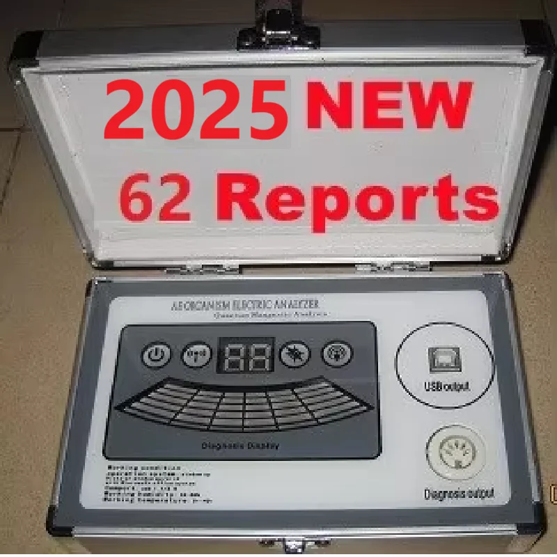 2025 Version 6.4.12 Real 62 Reports Quantum Magnetic Resonance Body Analyzer Health Analysis Bio Resonant Device Scanner NLS
2025 Version 6.4.12 Real 62 Reports Quantum Magnetic Resonance Body Analyzer Health Analysis Bio Resonant Device Scanner NLS