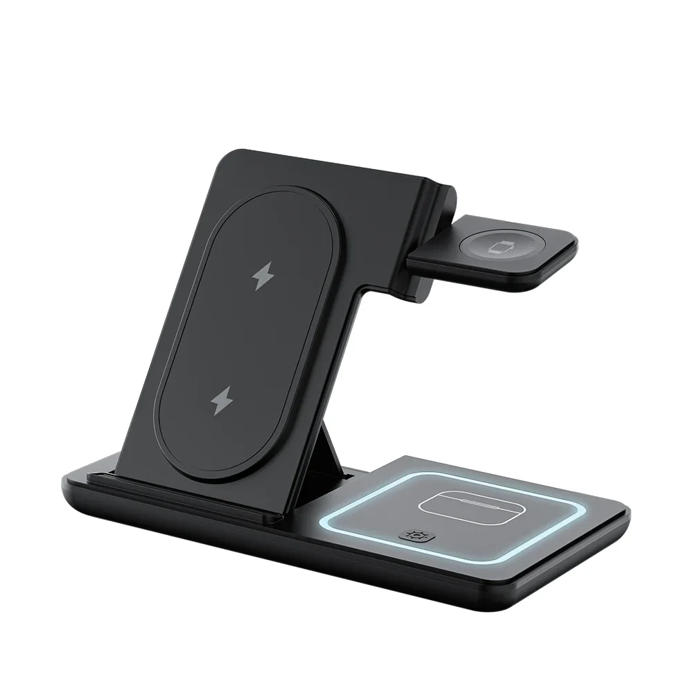 Night LED Light 3 In 1 Wireless Charger Foldable Stand For iPhone Samsung Apple Watch 2-11 SE Airpods Pro Fast Charging Station
Night LED Light 3 In 1 Wireless Charger Foldable Stand For iPhone Samsung Apple Watch 2-11 SE Airpods Pro Fast Charging Station