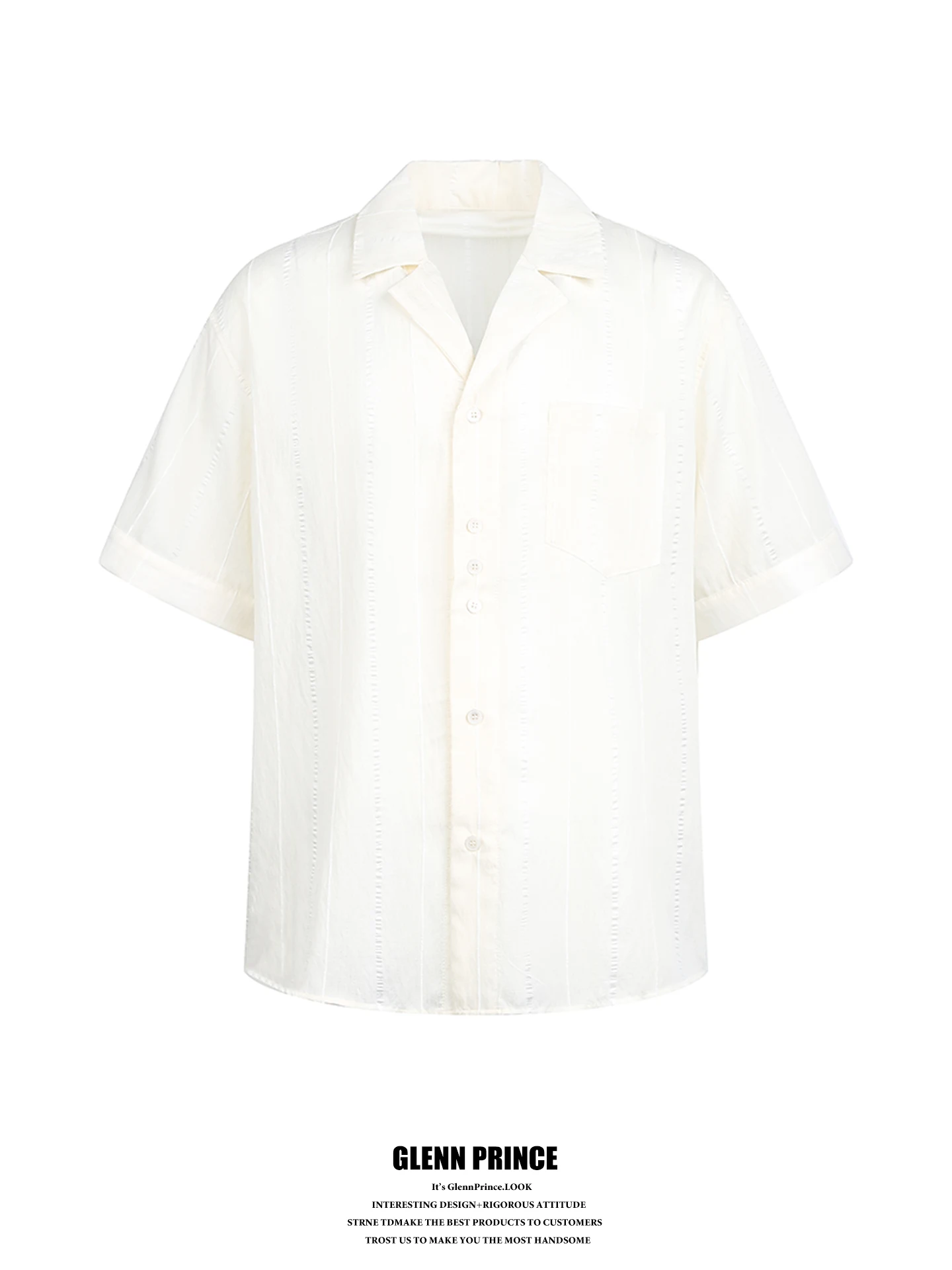 Ultra-Thin Cool Feeling Cuban Collar Short Sleeve Men's Shirt GPstudio Retro Japanese Style Silk Stripe Light Weight Shirt
Ultra-Thin Cool Feeling Cuban Collar Short Sleeve Men's Shirt GPstudio Retro Japanese Style Silk Stripe Light Weight Shirt