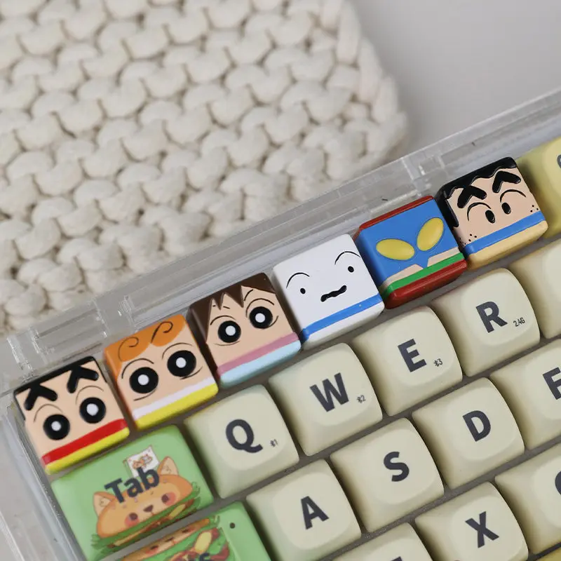 6Pcs/set Diy Cartoon Shinnosuke Cute Mechanical Keyboard Keys Cross-Axis Mechanical Keyboard Pc Personalized Keycaps Gift Toys
6Pcs/set Diy Cartoon Shinnosuke Cute Mechanical Keyboard Keys Cross-Axis Mechanical Keyboard Pc Personalized Keycaps Gift Toys