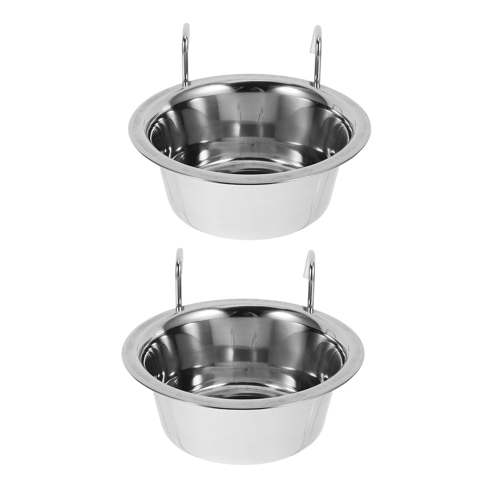 2 Pcs Hanging Dog Bowl Stainless Steel Pet Feeding Bowls Durable Removable Easy Portable Outdoor Bowl
2 Pcs Hanging Dog Bowl Stainless Steel Pet Feeding Bowls Durable Removable Easy Portable Outdoor Bowl