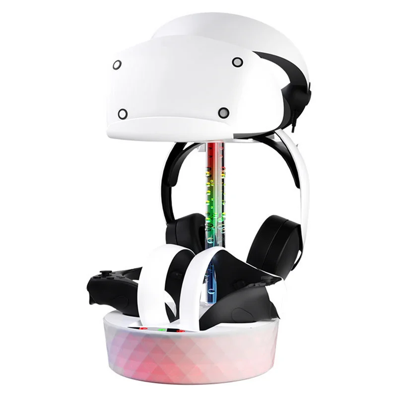 POP-lFor PSVR2 Magnetic Absorption Rainbow Charging Stand with Colorful RGB Light Glasses Headset
POP-lFor PSVR2 Magnetic Absorption Rainbow Charging Stand with Colorful RGB Light Glasses Headset