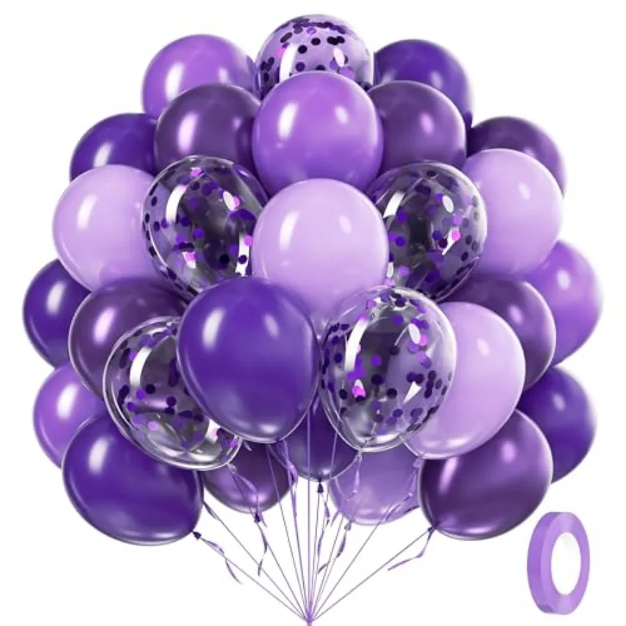 60pcs Balloons 12inch with Metallic Pastel Confetti Balloons for Birthday Wedding Baby Shower Party Decorations
60pcs Balloons 12inch with Metallic Pastel Confetti Balloons for Birthday Wedding Baby Shower Party Decorations