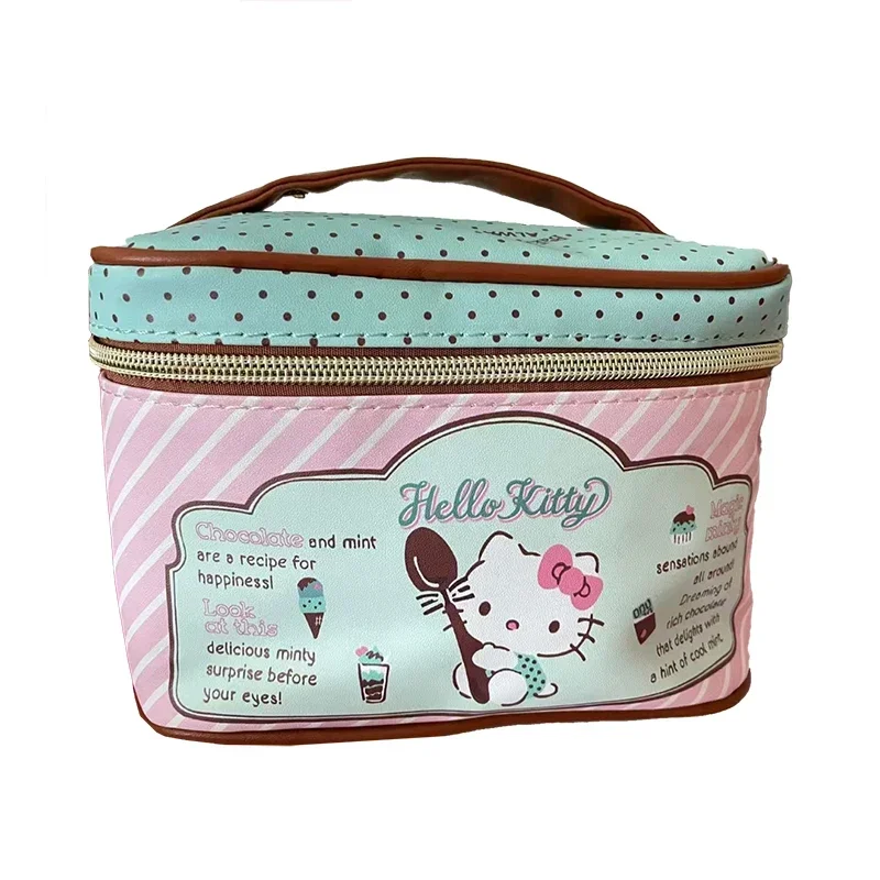 Sanrio PU Leather Makeup Box for Women Kawaii Hello Kitty Makeup Bag Luxury Designer Purse College Student Cosmetic Organizer
Sanrio PU Leather Makeup Box for Women Kawaii Hello Kitty Makeup Bag Luxury Designer Purse College Student Cosmetic Organizer