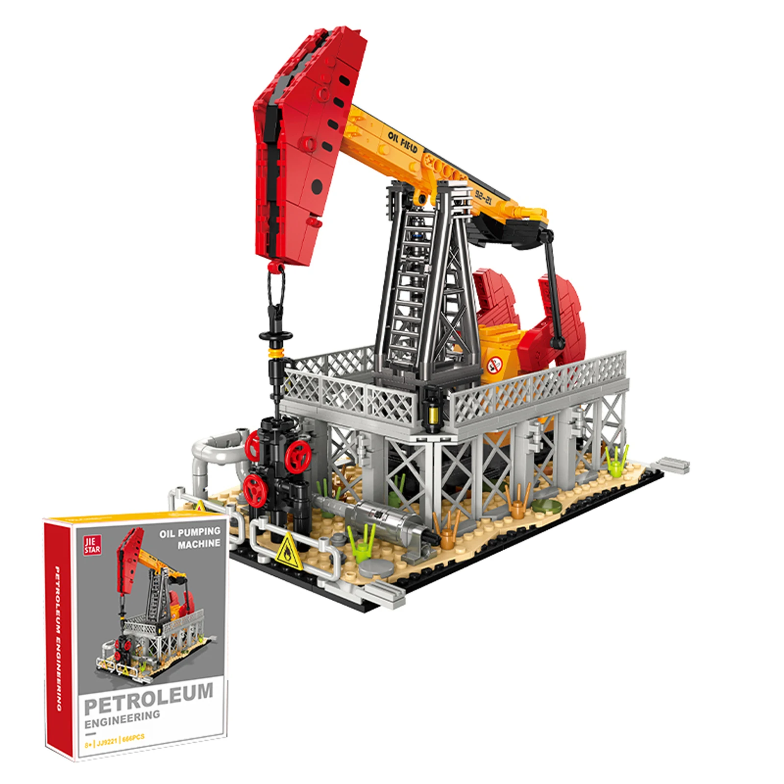 JJ9221 Модель растительного насоса для масла, 666 шт., кирпичи, модель «сделай сам», 3D строительные блоки, идея, игрушка для подарка ребенку
JJ9221 Модель растительного насоса для масла, 666 шт., кирпичи, модель «сделай сам», 3D строительные блоки, идея, игрушка для подарка ребенку