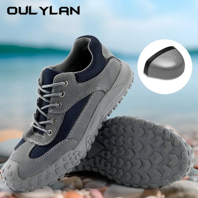 Oulylan Men Comfort Ventilate Work Footwear Lightweight Steel Toe Anti-smashing Labor Boots Anti Puncture Anti-Odor Safety Shoes
Oulylan Men Comfort Ventilate Work Footwear Lightweight Steel Toe Anti-smashing Labor Boots Anti Puncture Anti-Odor Safety Shoes