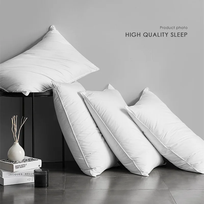Real Hot Sale 100% Goose Feather Stuffing Pillow Down Standard Antibacterial Elegant Five-star Hotel Goose Feather Pillow
Real Hot Sale 100% Goose Feather Stuffing Pillow Down Standard Antibacterial Elegant Five-star Hotel Goose Feather Pillow
