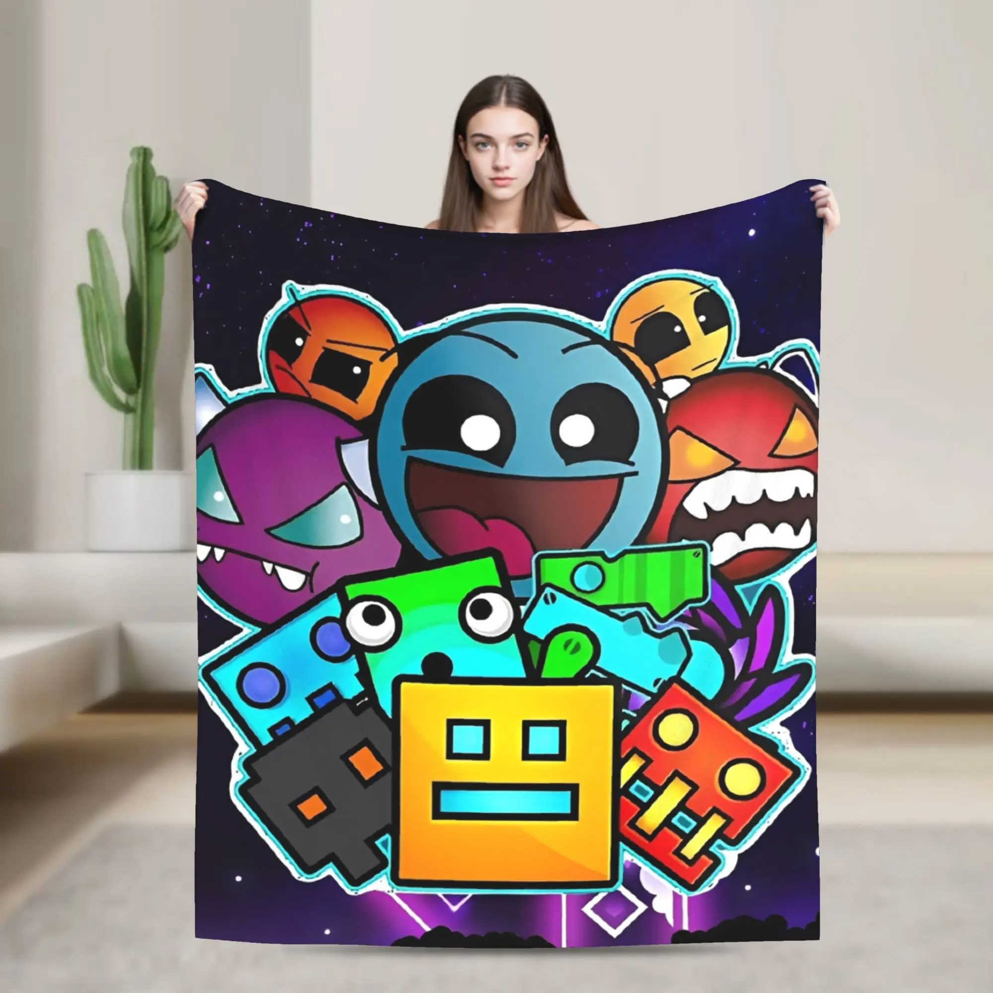 Geometry Gaming Dashed Flannel Blanket Soft Warm Throw Blanket for Living Room Travel Office Novelty Bedspread Sofa Bed Cover
Geometry Gaming Dashed Flannel Blanket Soft Warm Throw Blanket for Living Room Travel Office Novelty Bedspread Sofa Bed Cover