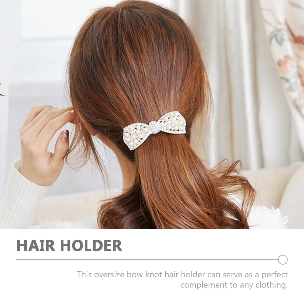 2Pcs Bowknot Hairpin Rhinestone Pearl Decorative Clips Easy to Use for Half Head Bun Ponytail Braids Bow Hair Clips
2Pcs Bowknot Hairpin Rhinestone Pearl Decorative Clips Easy to Use for Half Head Bun Ponytail Braids Bow Hair Clips