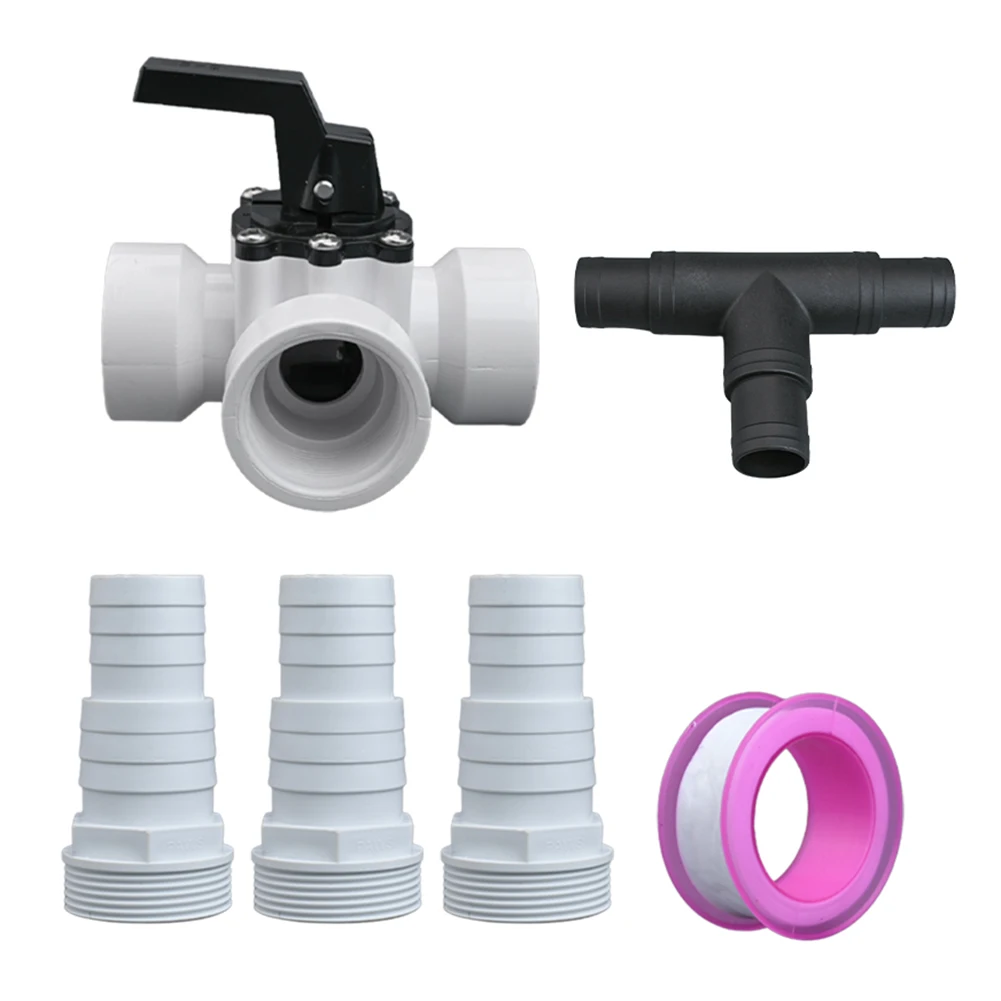 Pool Maintenance 3-way Valve Pool Hose Fitting 1.5 Inch Size ABS Material Barbed Outlet Female Threaded Opening
Pool Maintenance 3-way Valve Pool Hose Fitting 1.5 Inch Size ABS Material Barbed Outlet Female Threaded Opening