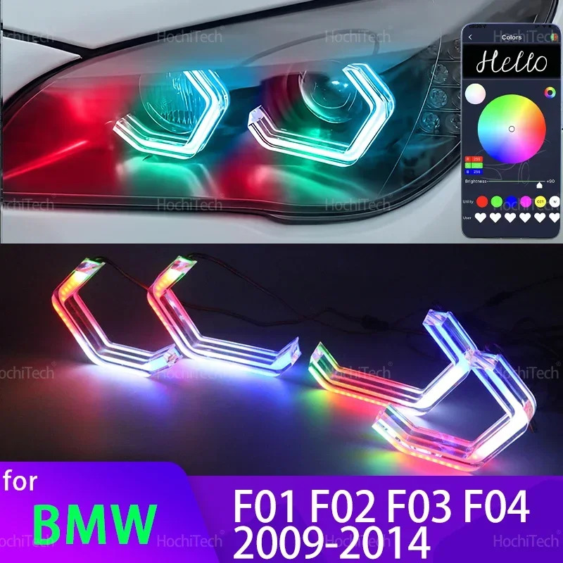 Для BMW 7 серии F01 F02 F03 F04 2009-2015 730i 730Li 740i 740Li 750i M4 Стиль Многоцветный RGB светодиодный комплект кольц с ангельскими глазами
Для BMW 7 серии F01 F02 F03 F04 2009-2015 730i 730Li 740i 740Li 750i M4 Стиль Многоцветный RGB светодиодный комплект кольц с ангельскими глазами