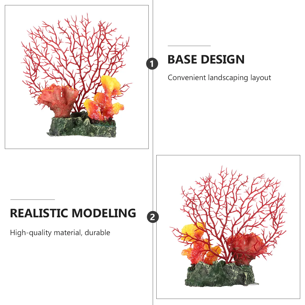 Aquarium Resin Coral Branch Decoration Lifesize Realistic Underwater Ornament Fish Tank Coral Landscape Accent
Aquarium Resin Coral Branch Decoration Lifesize Realistic Underwater Ornament Fish Tank Coral Landscape Accent