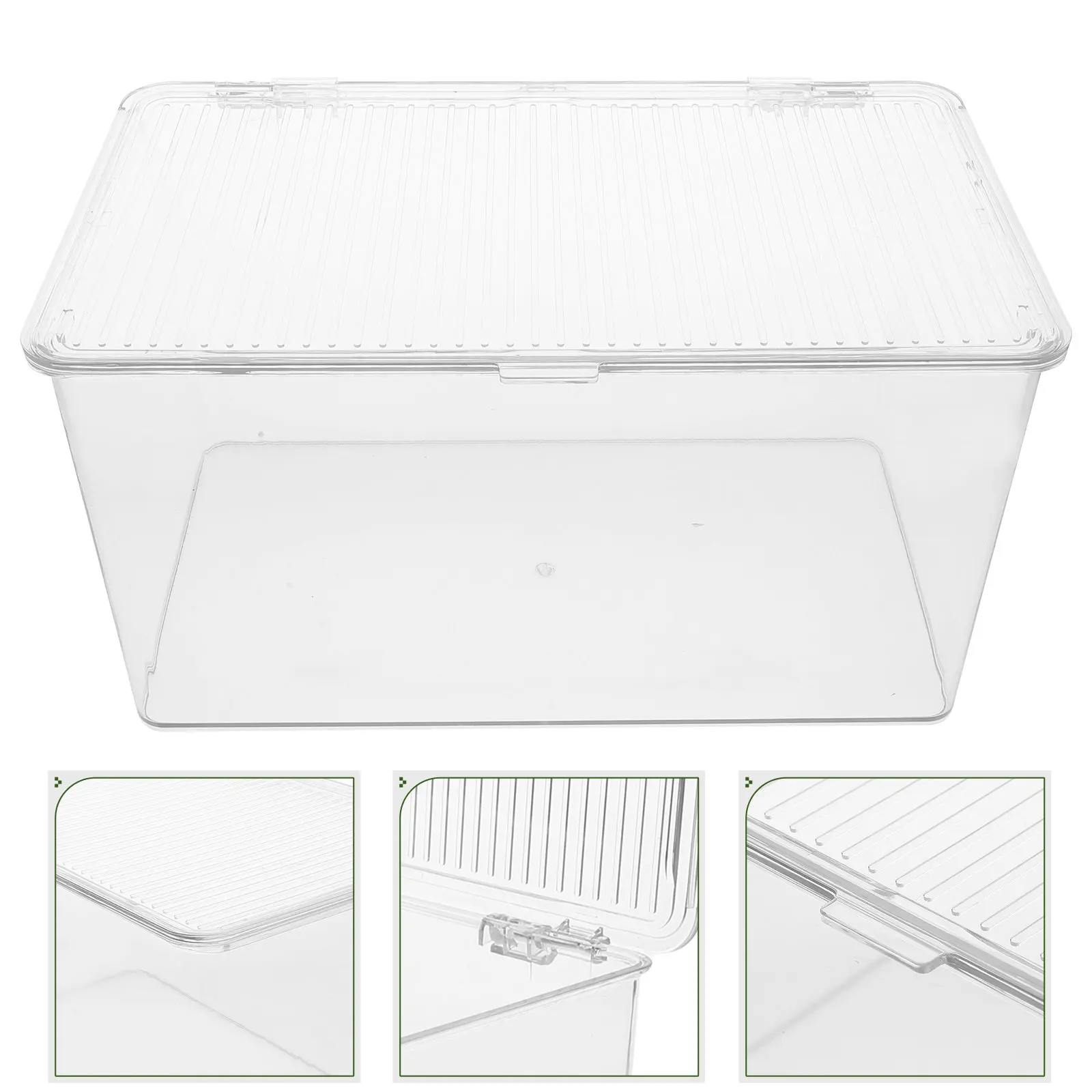 Premium Pet Clear Storage Box with Lid for Home Office Kitchen Desktop Organizer Countertop Storage Container Book Magazine
Premium Pet Clear Storage Box with Lid for Home Office Kitchen Desktop Organizer Countertop Storage Container Book Magazine