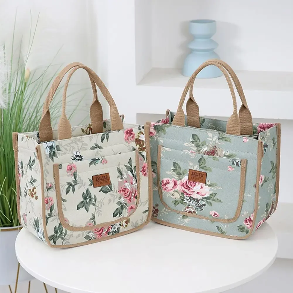 Aesthetic Floral Print Lunch Bag Insulated Large Capacity Lunch Bag Thermal Cooler Handbag For School Work Travel Picnic Bento
Aesthetic Floral Print Lunch Bag Insulated Large Capacity Lunch Bag Thermal Cooler Handbag For School Work Travel Picnic Bento