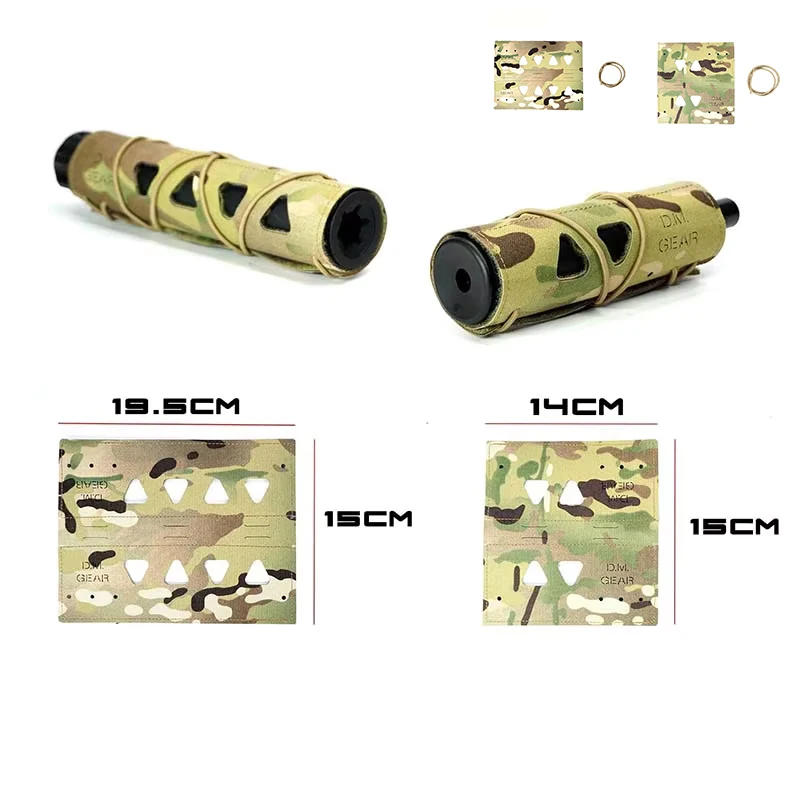 NEW Tactical Outdoor 19.5/14cm Silencer Suppressor Nylon Cover For Muffler Baffler Protective Case
NEW Tactical Outdoor 19.5/14cm Silencer Suppressor Nylon Cover For Muffler Baffler Protective Case