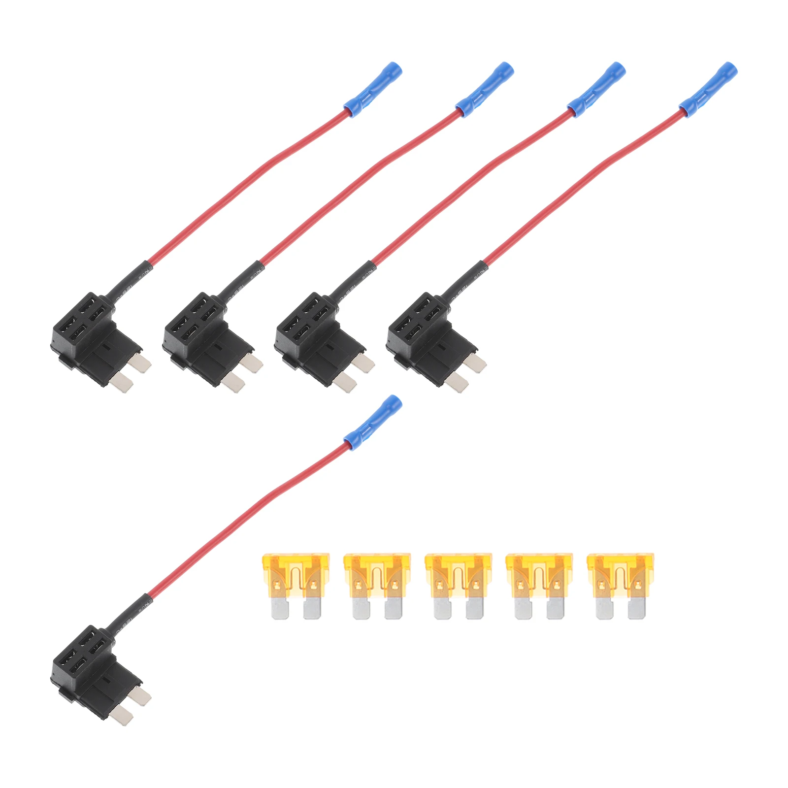 5pcs Dual Head Tap Kit Automotive Wiring Car Motorcycle Copper Block Adapter Panel Distributor Marine Fuse Holder
5pcs Dual Head Tap Kit Automotive Wiring Car Motorcycle Copper Block Adapter Panel Distributor Marine Fuse Holder