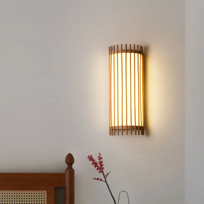 Japanese Style Wall Lamp LED Light for Living Room Bedroom Interior Solid Wood Wall Lamps Aisle Home Decor Indoor Lighting
Japanese Style Wall Lamp LED Light for Living Room Bedroom Interior Solid Wood Wall Lamps Aisle Home Decor Indoor Lighting