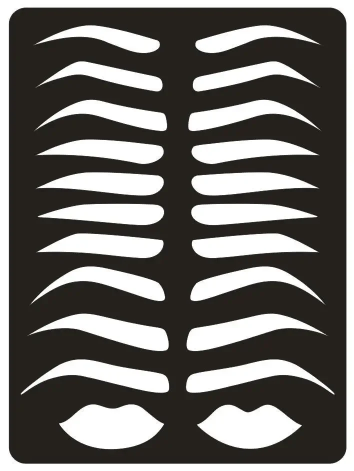 Reusable Eyebrow Practice Stencil Brow lips Template for Microblading Practice Eyebrow Drawing Lip coloring Training Supplies
Reusable Eyebrow Practice Stencil Brow lips Template for Microblading Practice Eyebrow Drawing Lip coloring Training Supplies
