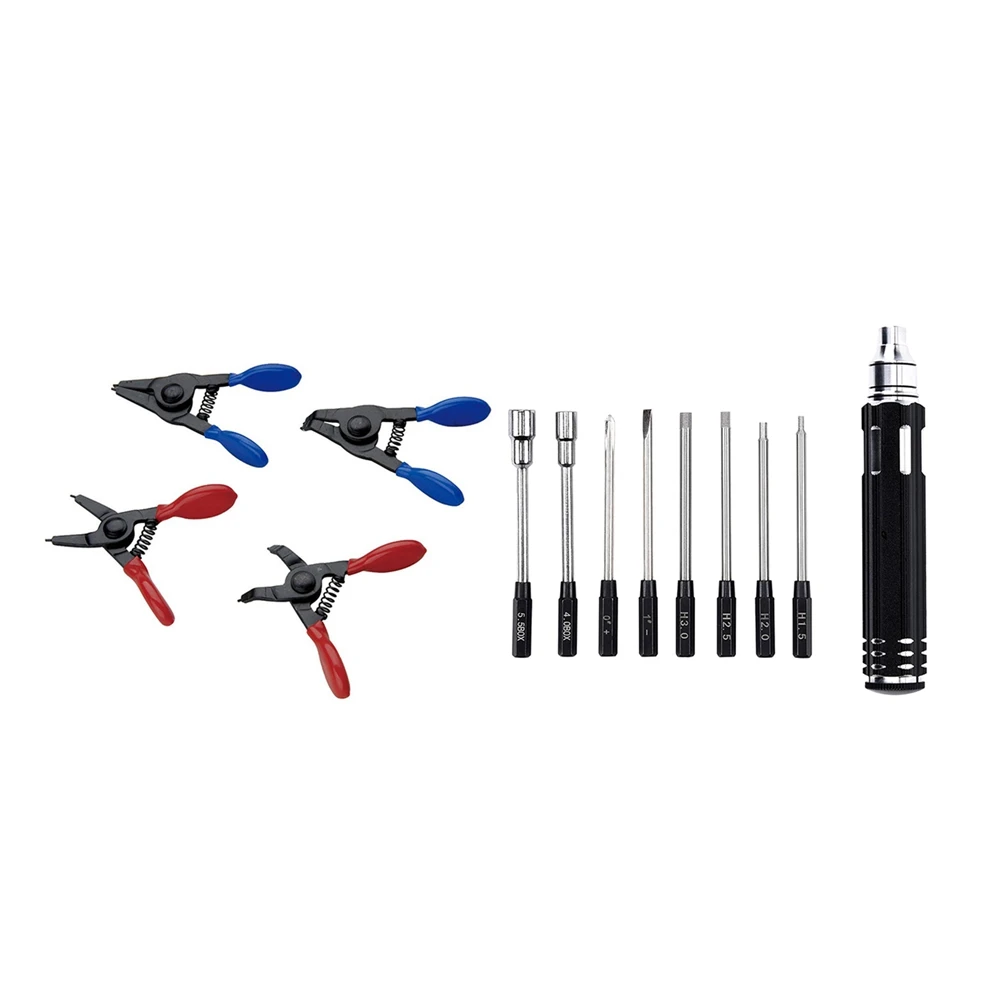 A01F-1 Set Mini Snap Ring Pliers, Circlip Retaining Clip Tool Set & 1 Set Screwdrivers Set Hex Socket Rc Tools Kit
A01F-1 Set Mini Snap Ring Pliers, Circlip Retaining Clip Tool Set & 1 Set Screwdrivers Set Hex Socket Rc Tools Kit