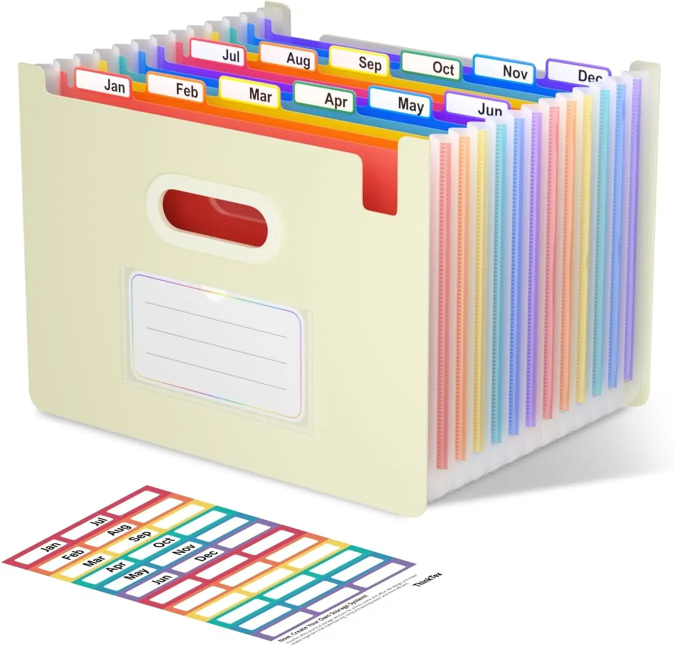 Accordion File Organizer 12-Pocket Expanding File Folder Upright Open Top for Paper Receipts Bills Tax Documents Letter A4 Size
Accordion File Organizer 12-Pocket Expanding File Folder Upright Open Top for Paper Receipts Bills Tax Documents Letter A4 Size