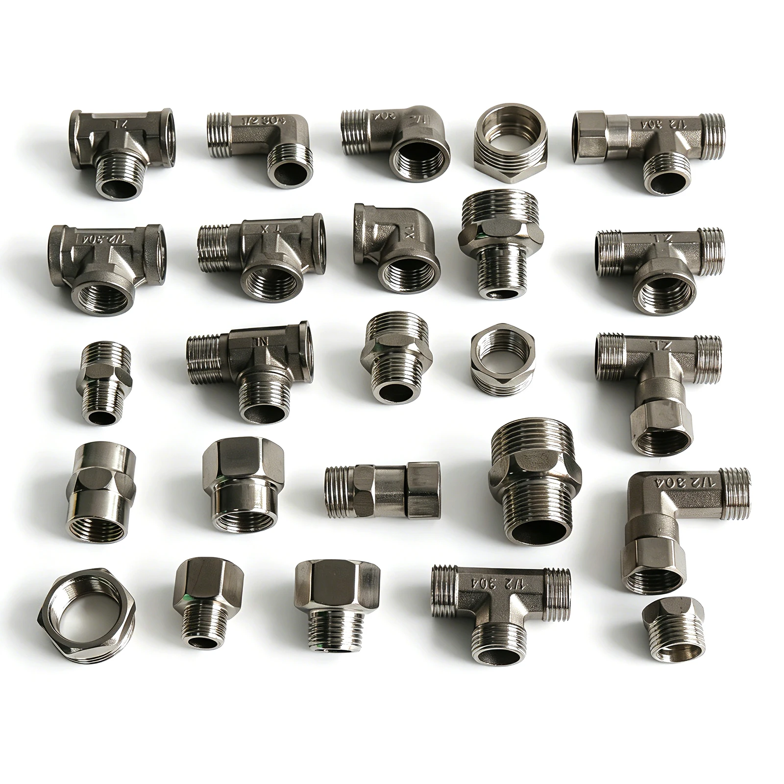 1/2 3/4 BSP Female Male Thread Tee Type Reducing Stainless Steel Elbow Butt Joint Adapter Cap Plug Coupler Plumbing Fittings
1/2 3/4 BSP Female Male Thread Tee Type Reducing Stainless Steel Elbow Butt Joint Adapter Cap Plug Coupler Plumbing Fittings