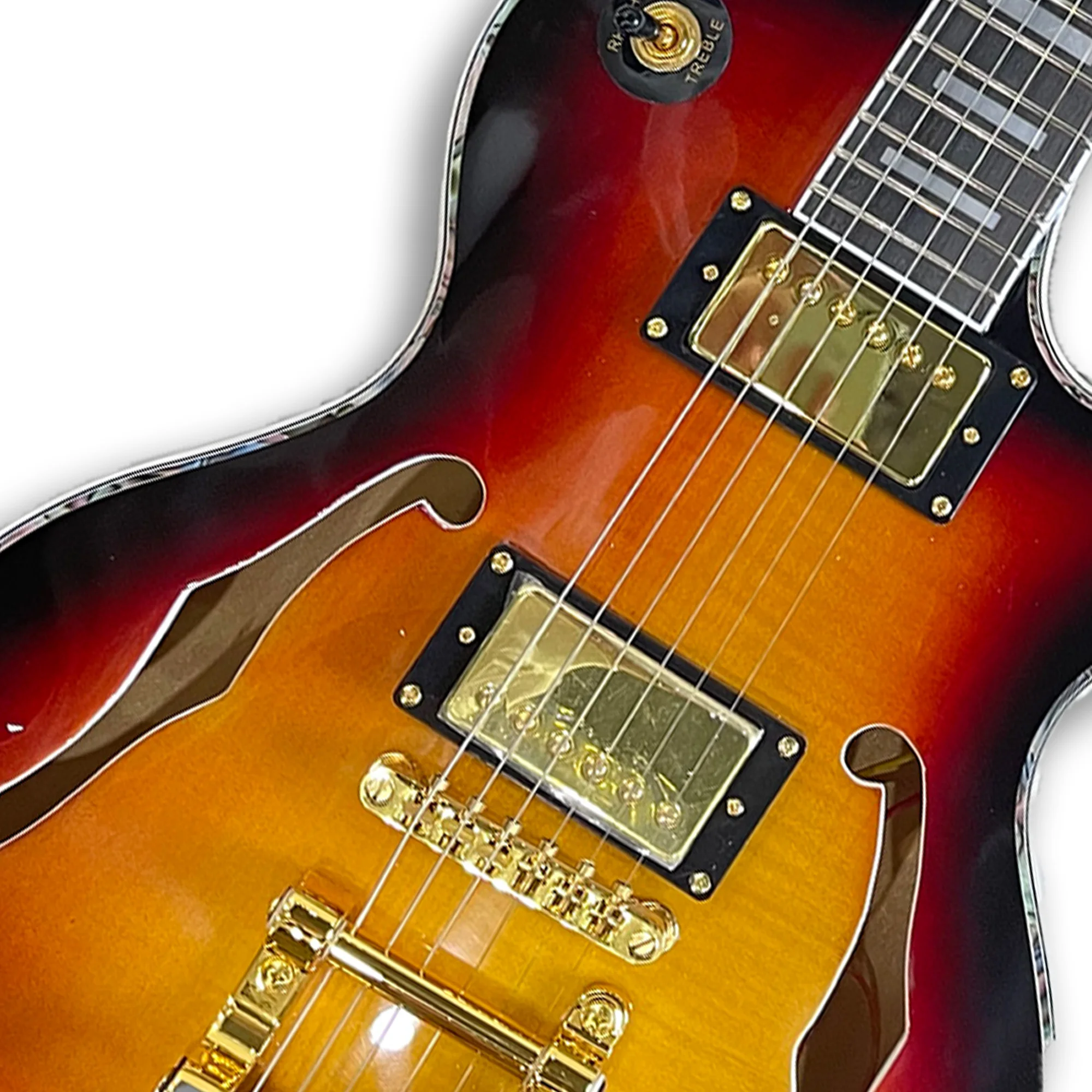 Полуполый корпус Jazz электрическая гитара винтажная табачная Sunburst цветная 6 струн гитара изготовлена из Китая
Полуполый корпус Jazz электрическая гитара винтажная табачная Sunburst цветная 6 струн гитара изготовлена из Китая