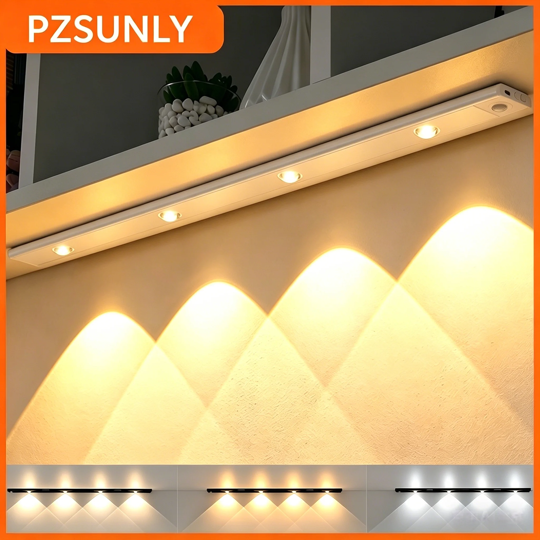 LED Cabinet Light USB Rechargeable Motion Sensor Dimmable LED Night Lamp For Kitchen Wardrobe Closet Home Lighting 20/30/40/50CM
LED Cabinet Light USB Rechargeable Motion Sensor Dimmable LED Night Lamp For Kitchen Wardrobe Closet Home Lighting 20/30/40/50CM