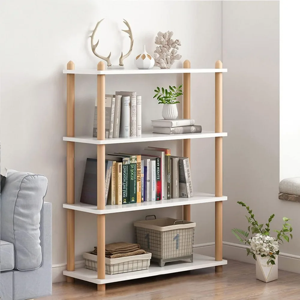 Tool 4-Tier Wooden Shelf Bookcase - Modern Open Bookshelf, Free Standing Storage Rack, Multifunctional Display Stand
Tool 4-Tier Wooden Shelf Bookcase - Modern Open Bookshelf, Free Standing Storage Rack, Multifunctional Display Stand