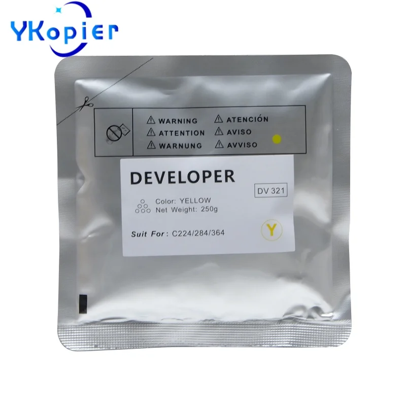 DV321 Yellow 250G Developer Powder For Konica Minolta Bizhub BHC284 BHC224 BHC364 BHC454 BH C284 C224 C364 C454 C554 Developer
DV321 Yellow 250G Developer Powder For Konica Minolta Bizhub BHC284 BHC224 BHC364 BHC454 BH C284 C224 C364 C454 C554 Developer