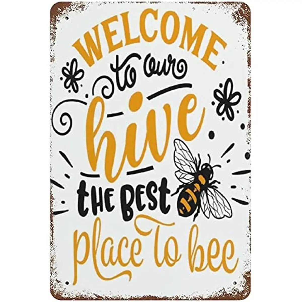 Welcome To Our Hive Poster Vintage Wall Decor Metal Tin Sign Wall Decor Coffee Man Cave Signs 12x8 Inch Retro Sign Mothers Day
Welcome To Our Hive Poster Vintage Wall Decor Metal Tin Sign Wall Decor Coffee Man Cave Signs 12x8 Inch Retro Sign Mothers Day
