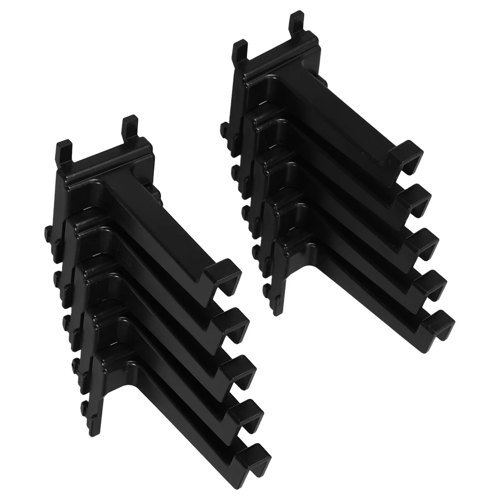 10Pcs Pegboard Hooks Heavy Duty Black Plastic Square Hole Tool Hangers for Wall Storage Organization Workshop Garage Shelf
10Pcs Pegboard Hooks Heavy Duty Black Plastic Square Hole Tool Hangers for Wall Storage Organization Workshop Garage Shelf